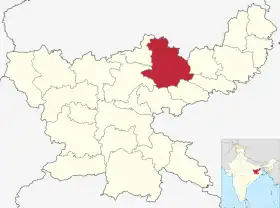 Localisation de District de Giridih