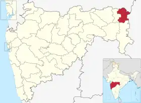Localisation de District de Gondiya