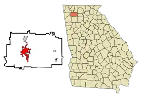 Localisation de Calhoun