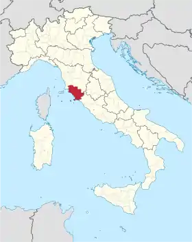 Localisation de Province de Grosseto