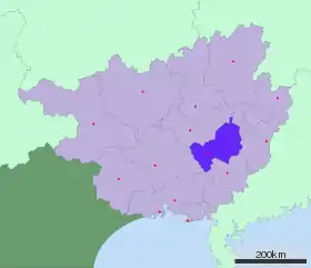 Localisation de Guigang