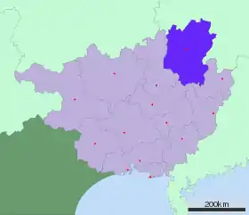 Localisation de Guilin