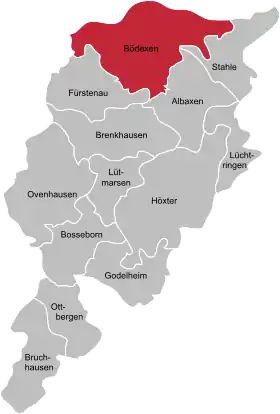 Localisation de Bödexen