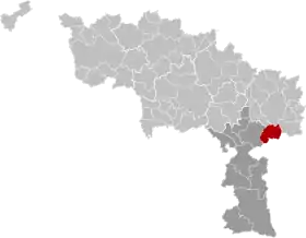 Localisation de Ham-sur-Heure-Nalinnes