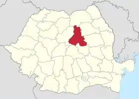 Localisation de Județ de HarghitaJudețul Harghita'Hargita megye