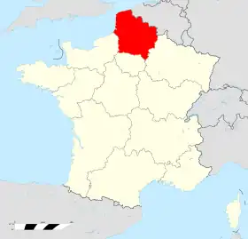 Localisation de Hauts-de-France