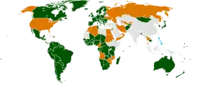 Carte de l'organisation