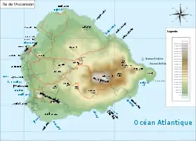 Carte de l'île.