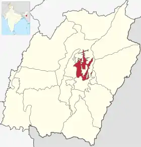 Localisation de District de Imphal oriental