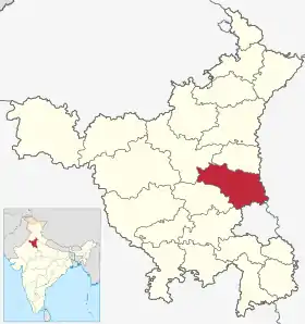 Localisation de District de Sonipat(hi)सोनीपत ज़िला(pa)ਸੋਨੀਪਤ ਜ਼ਿਲਾ