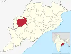Localisation de District de Balangir