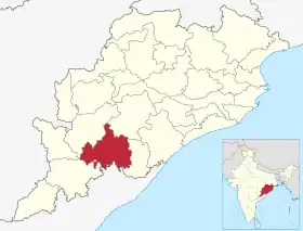 Localisation de District de Rayagada