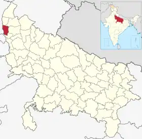 Localisation de District de Baghpatबाग़पत ज़िला