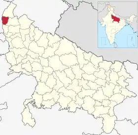 Localisation de District de Shamliप्रबुद्धनगर ज़िला