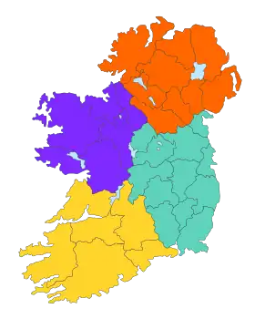 Provinces d'Irlande