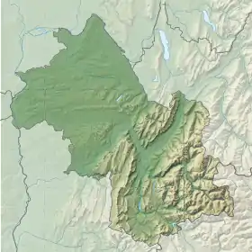 carte : Géographie de l'Isère