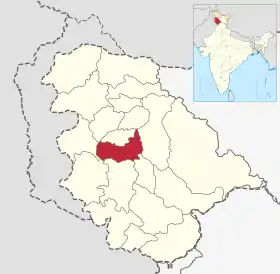 Localisation de District de Kulgamضلع کولگام