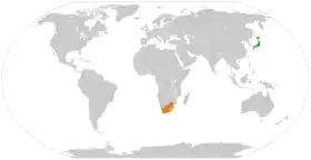 Afrique du Sud et Japon