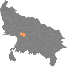 Localisation de District de Kannauj  कन्नौज जिला