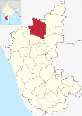 Localisation de district de  Bijapur