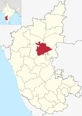 Localisation de District de Koppal