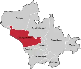 Localisation de Düdinghausen