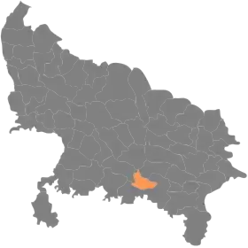 Localisation de District de Kaushambi कौशाम्बी ज़िला
