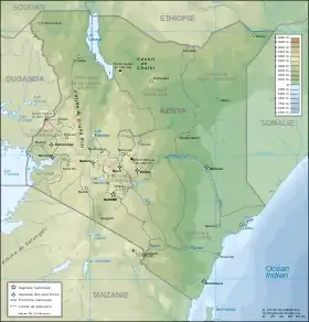 carte : Géographie du Kenya