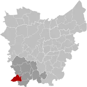 Localisation de Kluisbergen