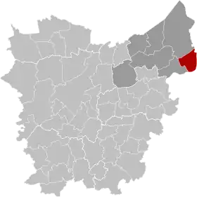 Localisation de Kruibeke