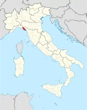 Localisation de Province de La Spezia