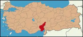 Localisation de Adana (province)