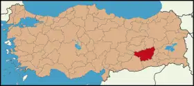 Localisation de Diyarbakır