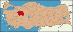 Localisation de Eskişehir (province)