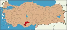 Localisation de Karaman (province)