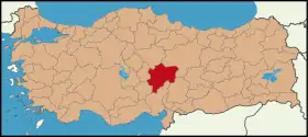 Localisation de Kayseri (province)