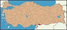 Localisation de Kilis (province)