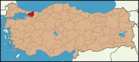 Localisation de Kocaeli (province)