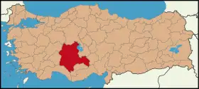 Localisation de Konya (province)