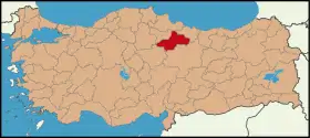 Localisation de Tokat (province)