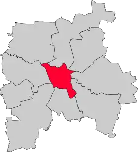 Localisation de Arrondissement de Mitte