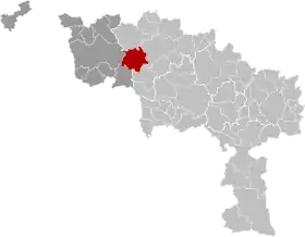 Localisation de Leuze-en-Hainaut