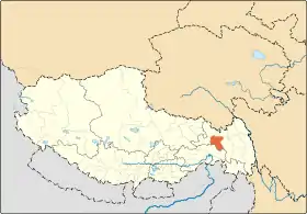 Localisation de Luòlóng Xiàn