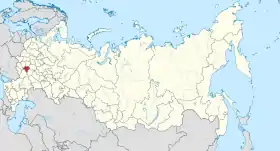 Localisation de Oblast de Lipetsk