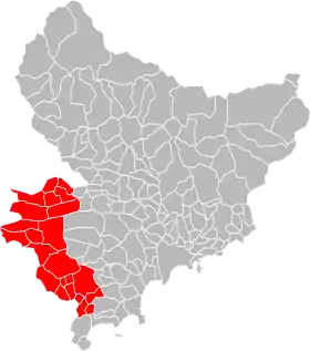 Localisation de Communauté d'agglomération du Pays de Grasse