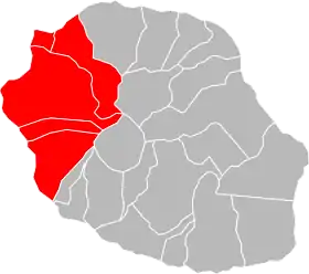 Localisation de Territoire de la Côte Ouest