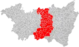 Localisation de Communauté d'agglomération d'Épinal