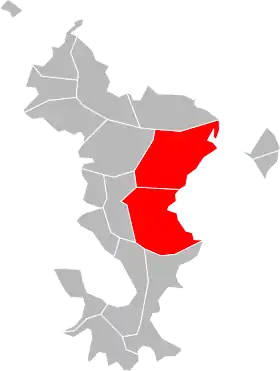 Localisation de Communauté d'agglomération de Dembeni-Mamoudzou