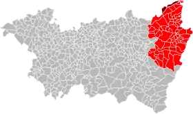 Localisation de Communauté d'agglomération de Saint-Dié-des-Vosges