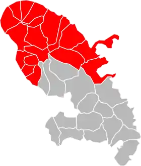 Localisation de Communauté d'Agglomérationdu Pays Nord Martinique